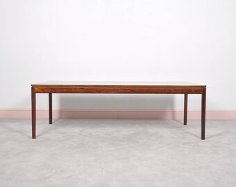 Danish Rosewood Rectangular Coffee Table, 1960s