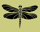 items similar to dragonfly stencil on etsy