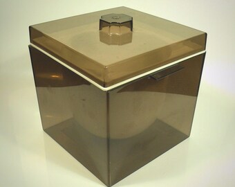 Vintage Mid Century Modern Acrylic Ice Bucket