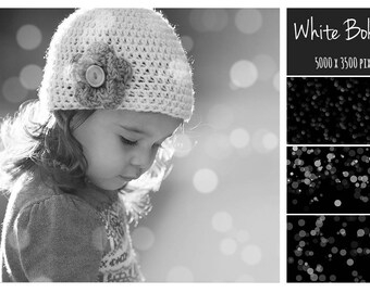 White Bokeh, Photoshop Overlay, Photo Layer, Photo editing, Textures overlays, Digital Backdrops, Light Overlay, Lens Flare, Toning Overlay