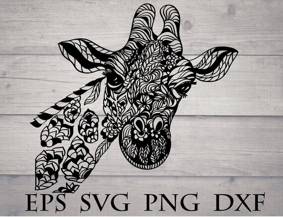 Download Giraffe mandala svg / mandala animal svg / giraffe ...