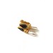 Elegant Vintage Tear Drop Black and Pearl Clip On Earrings