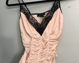 Stretchy Slinky Lace Trim Express Cami