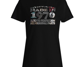 INNOGLEN Vintage Original Made in 1970 Ladies T-shirt u694f