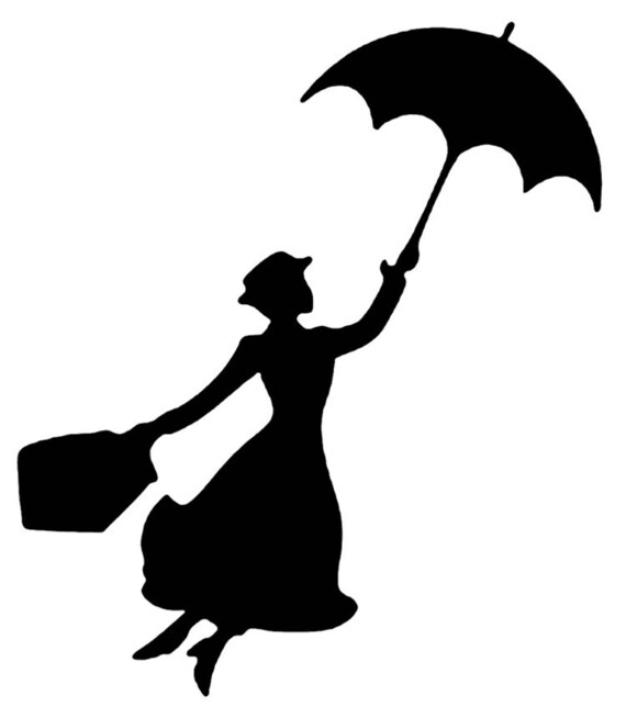 Disney Mary Poppins In Flight Stencil Profile 5 Formats disney-mary-poppins-in-flight-stencil-profile-5-formats