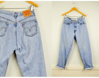 Levis Jeans, 31X30, Vintage Clothing, 90s Clothing, Boyfriend Jeans, 90s Baggy Jeans, Light Wash Jeans, 90s Clothes, Vintage Clothes