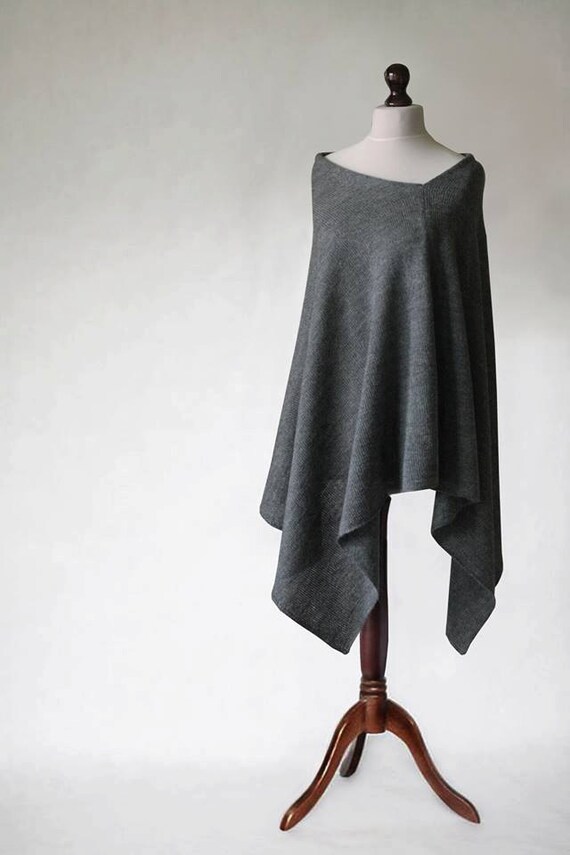 women's poncho/nursing cover/nursing poncho/knit