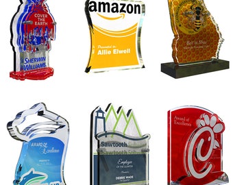 Custom Trophies and Awards made from acrylic