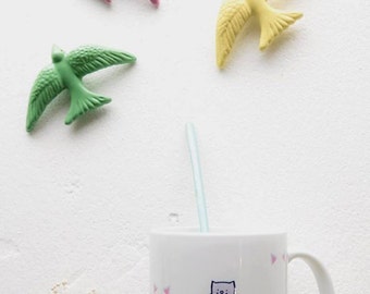 Design "Cats" (11 oz) ceramic mug. Handmade mug. Coffee Cup. Modern mug. The generous