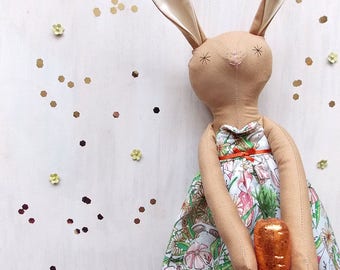 handmade rabbit doll