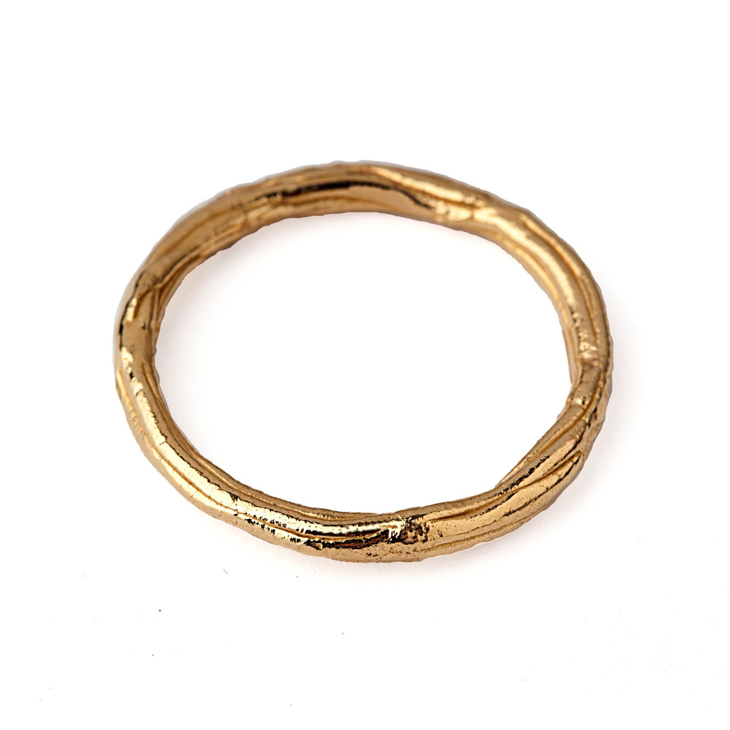 TWIG Ring  Thin  Wedding  Band Gold Wedding  Band Ring  Thin 