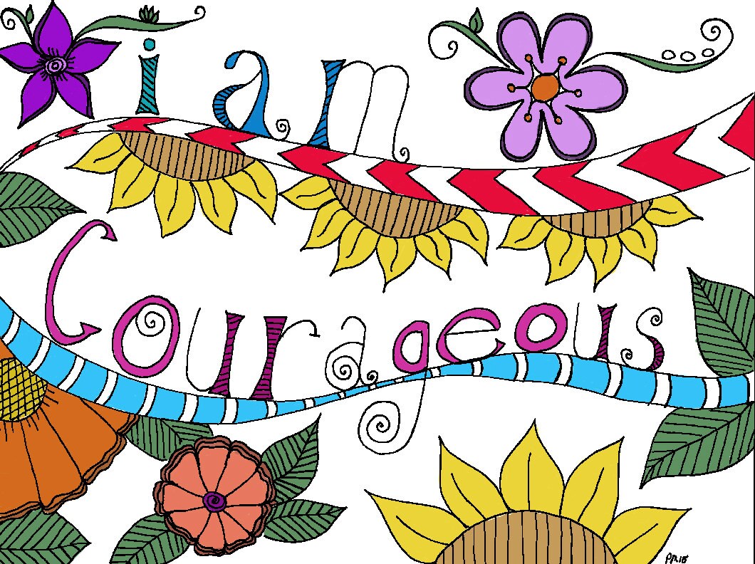 Affirmation Coloring Book and Journal Printable Affirmation