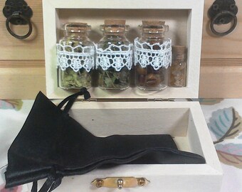 The Hedge Witch Holly Box. Pagan, Wiccan, Yule