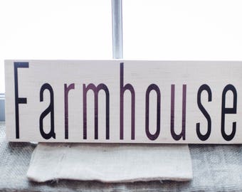 Farmhouse | wood sign | Hand Painted | home decor | Wall art