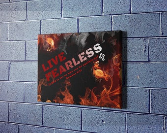 Romans 8:31 Canvas Fearless