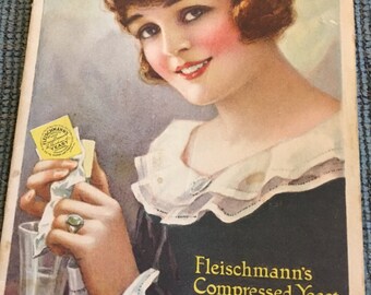 1919 Fleishmann's Yeast pamphlet and 1930 Arm and Hammer recipe book