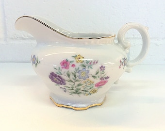 Yamaka China Spring Time Creamer China 1534 Japan Floral Flowers