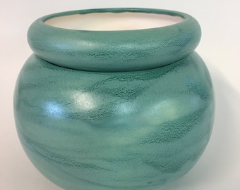 African Violet Pot Turquoise 4 inch