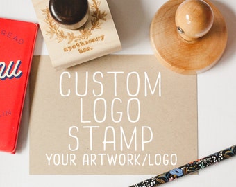 Custom Stamp for Business, Logo Stamp, Shop Stamp, Business Stamp, Business Brand Rubber Stamp Style - Your Logo or Artwork