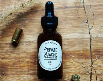 BEARD OIL: Sandalwood,Cedarwood,Beard Conditioner,Private Stache,Grit,Beard Oil,Gifts for Him,Beard Grooming