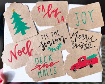 Handmade Christmas Gift Tags