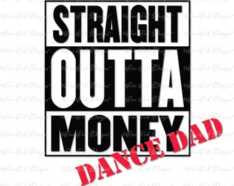 Dance Dad SVG DXF PNG file for Cameo Cricut & other electronic cutters