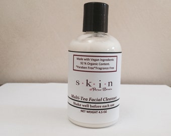 Multi-Tea Facial Cleanser 92% Organic Content