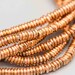 Copper Heishi 4x2mm Metal Beads 480 on 24" Strand SKU-137