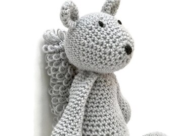 Stuffed Animal, Squirrel Toy, Crochet Squirrel Toy, Squirrel Plushie, Squirrel Stuffy, Amigurumi, Woodland Animals, Stuffed Toys, Baby Gift