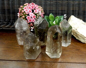 Beautiful Smokey Quartz Polished Points- Smoky Quartz - You Choose - (RK102B4-03)