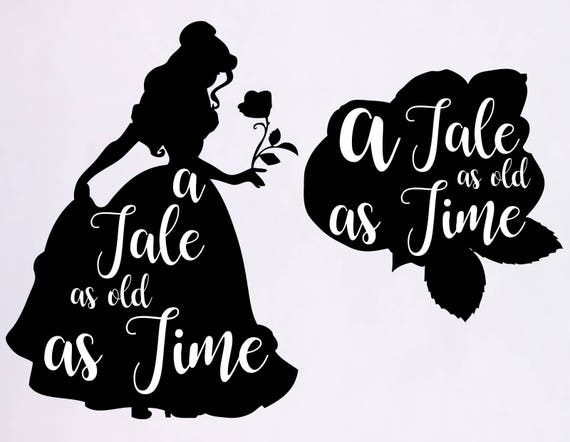 Download Tale as Old as Time svg Belle clipart Beauty and the Beast