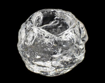 Kosta Boda Crystal Small Snowball Votive Candle Holder