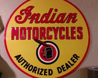 Limited Edition Indian Motorcycles Sign