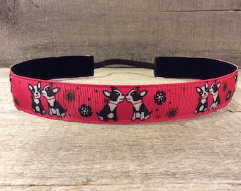 Dog Nonslip Headband, Noslip Headband, Workout Headband, Sports Headband, Running Headband, Athletic Headband