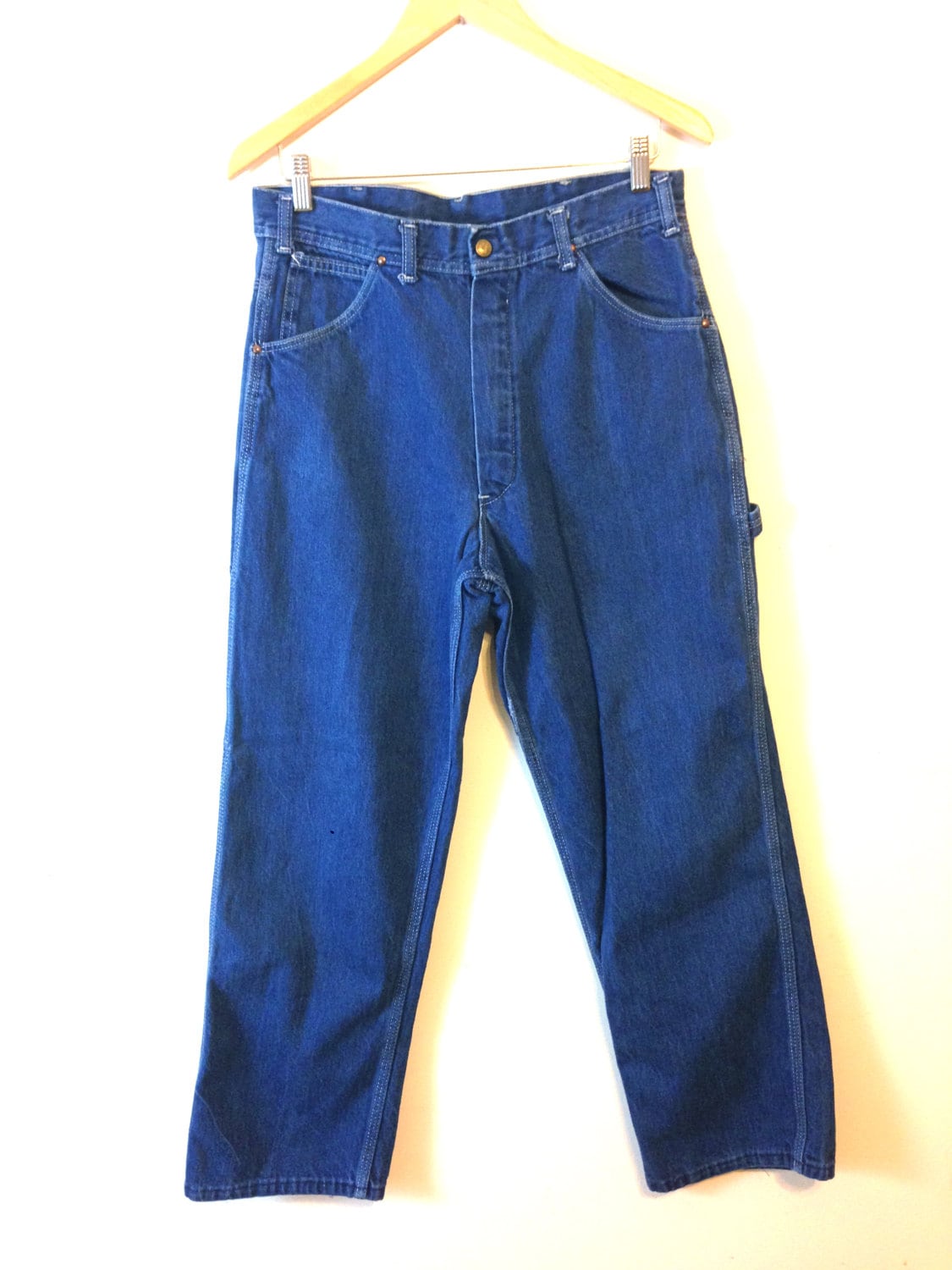 90s baggy jeans, vintage Lee jeans, 90s Mom Jeans, High Waisted Carpenter Pants, Medium Wash
