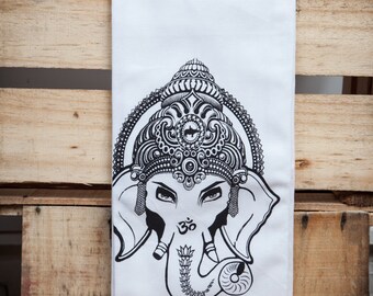 Cotton Tea Towel - Ganesha