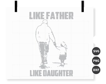 Free Free 185 Like Daughter Silhouette Father Daughter Svg SVG PNG EPS DXF File