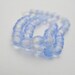 Glass Two Tone Clear and Blue 4mm Round Beads-R