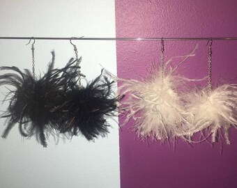 Bigger fluffier earrings