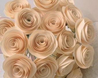 Handmade Paper Flower Bouquet; Mother's Day, Birthday, Wedding, Home Decor