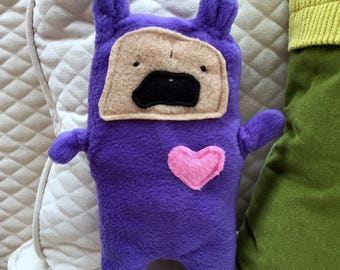 Lolli ~ The Pug Bunny Bummlie ~ Stuffing Free Dog Toy ~ Ready To Ship Today