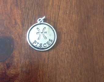 Single Zodiac Pisces Charm