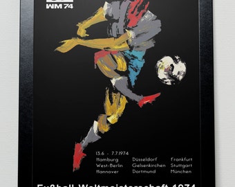 World Cup 1974 poster - Deutschland 74