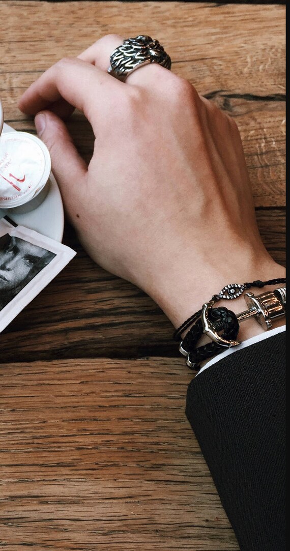 Evil Eye bracelet men's bracelet with Evil Eye Hindu