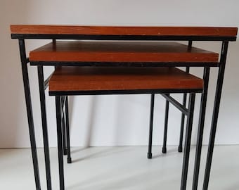 Mimiset Nest Seite Tabellen Holz Metall Pastoe Stil