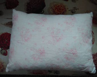 Faded Floral oblong cushion