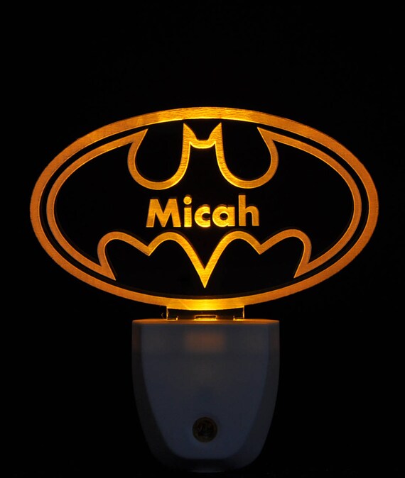 Batman Bat Signal Light Sensor LED Plug In Night Light