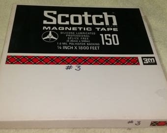 Scotch 150 ( 1800 ft x 1/4" x 7" ) Reel to Reel Tape.