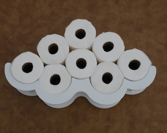 Toilet Paper Wall Rack TP Holder Bathroom Tissue Paper Storage Water Closet Not Cloud