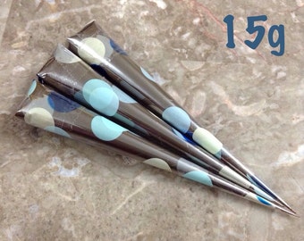 3 Medium Size Premium Quality Henna Cones